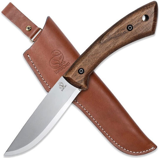 BeaverCraft BSH1 Μαχαίρι Black Oak σε Δερμάτινη Θήκη
