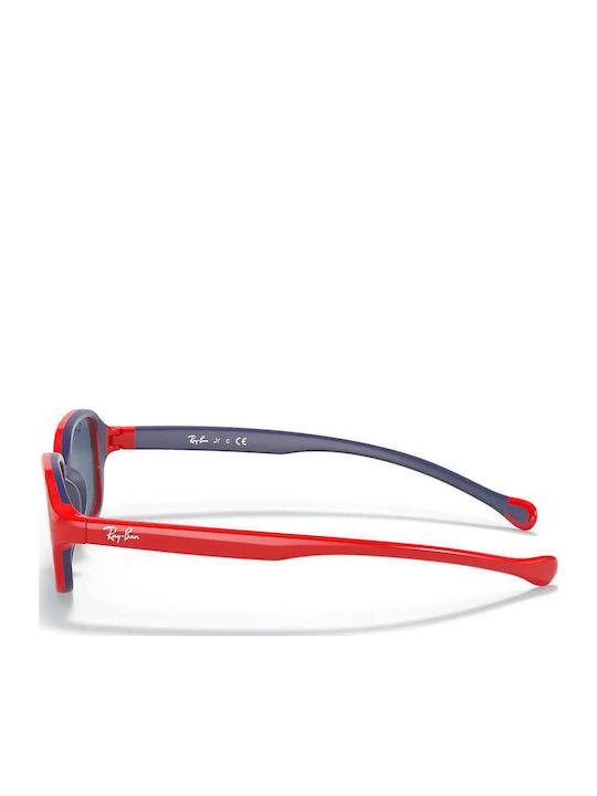 Ray Ban Квадратни Детски Слънчеви Очила Червени