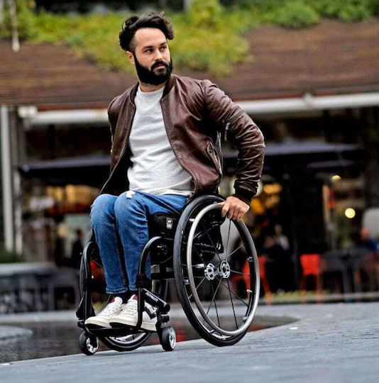 Sunrise Medical Quickie Nitrum Folding Light Type Wheelchair 43cm Black