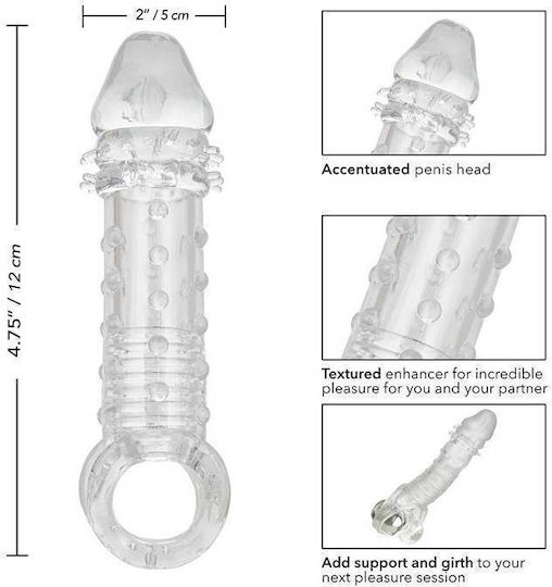 Calexotics Ultimate Stud Удължение На Пениса Прозрачно 16.5см