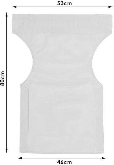 Klikareto Водоустойчив Плат За Директорски Стол Taupe 46x80см