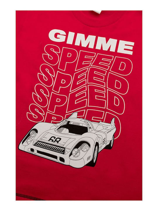 Minerva Детска пижама Лятна Червена Speed