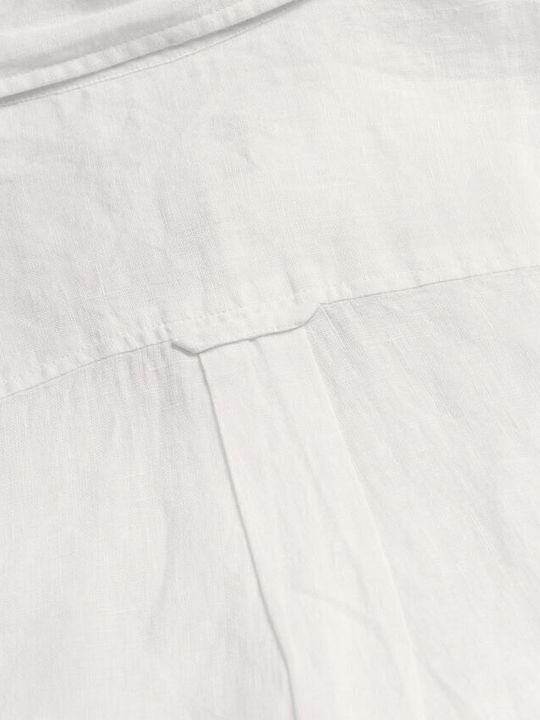 Women's Monochrome Long Sleeve Shirt White
