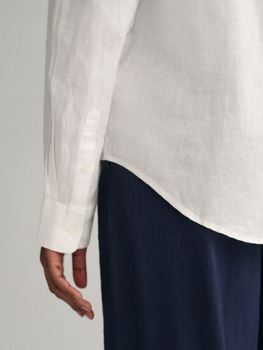 Women's Monochrome Long Sleeve Shirt White
