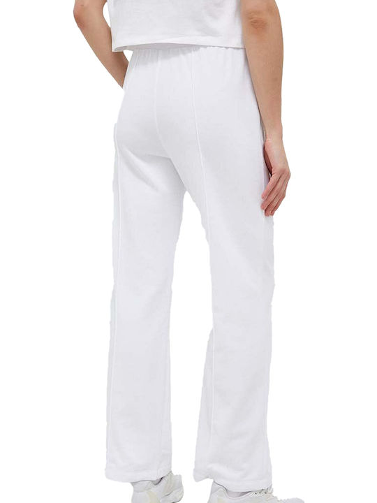DKNY Women's Fabric Capri Trousers with Elastic White
