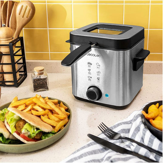 Cecotec Cleanfry Advance 1500 Deep Fryer 1.5lt Silver