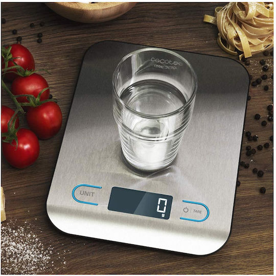 Cecotec Cook Control Digital Kitchen Scale Foldable 1gr/5kg Inox