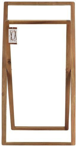 Freistehender Kleiderständer Badezimmer Einzeln ​31x82cm Braun