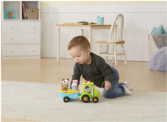 Vtech Pull-Along Toy Sliding Tractor with Music and Sounds for 12++ Months