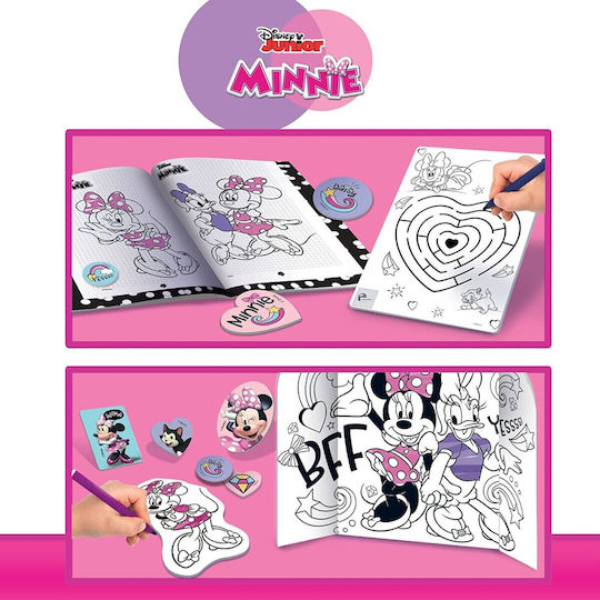 Lisciani Giochi Malerei Minnie Backpack Coloring & Drawing Kit für Kinder 4+ Jahre+ Jahre