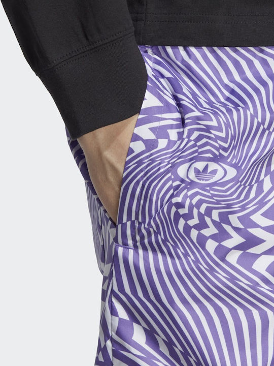 Αθλητική Ανδρική Βερμούδα White / Purple Rush