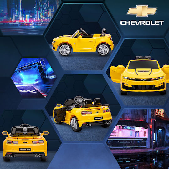 Chevrolet Camaro Διθέσιο με Τηλεκοντρόλ Τύπου 12 Volt Κίτρινο για 3+ Ετών