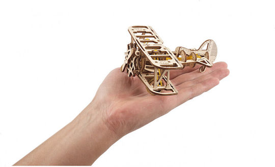 Ugears Holz-Bauspielzeug Mini Biplane