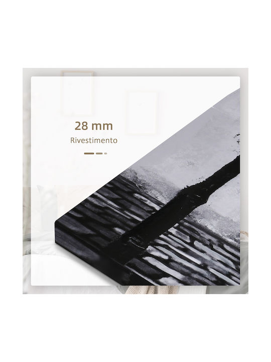 HomCom Πεντάπτυχος Πίνακας σε Καμβά 80x40cm