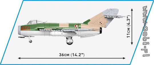 Cobi Cuburi De Construit Lim-5 Polish Air Force 1959 Pentru 7+ Ani 575 Bucăți