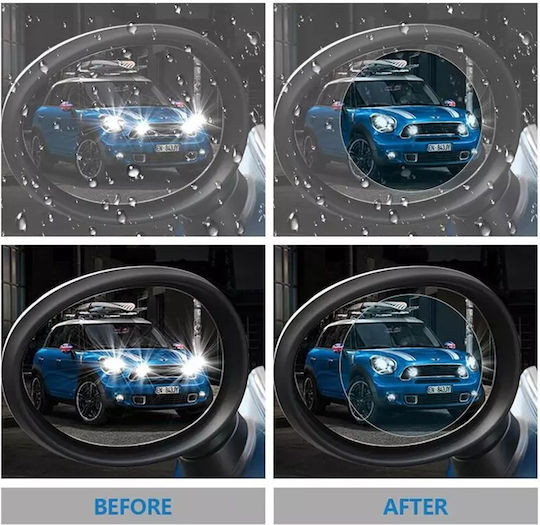 Techsuit Schutz Membranen für Auto Spiegel 2Stück Transparent