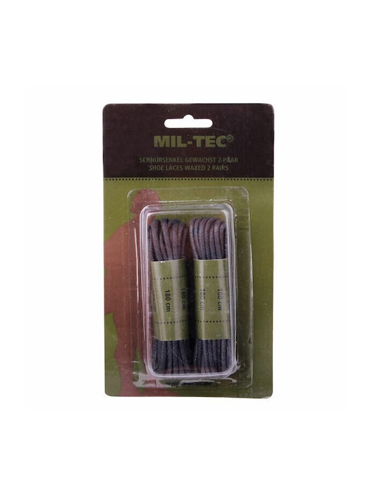 Mil-Tec Shoelaces Hiking Black 80cm