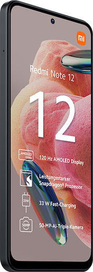 Xiaomi Redmi Note 12 Dual SIM (6GB/128GB) Onyx Gray