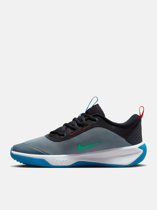 Omni Multi Court Kinder Sneakers Cool Grey / Black / Light Crimson / Photo Blue