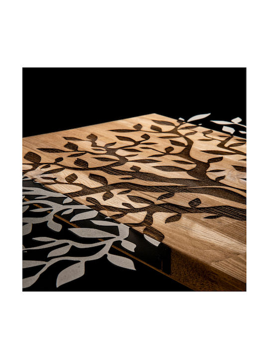 3D Mixed Art Willow Black Wooden 58x72cm