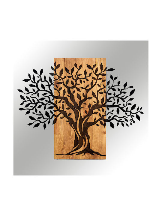 3D Mixed Art Willow Black Wooden 58x72cm