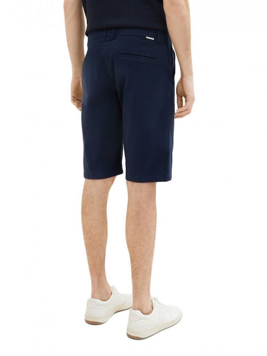 Tom Tailor Men's Shorts Chino Navy Blue