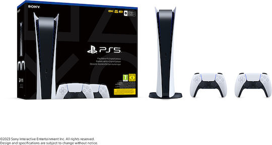 Sony PlayStation 5 Digital 825GB & DualSense (Official Bundle)