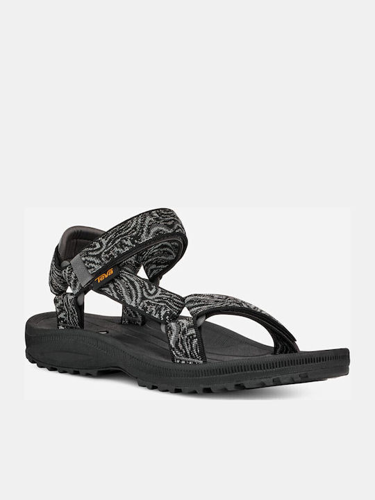 Winsted Women's Flat Sandals Sporty in Black Color