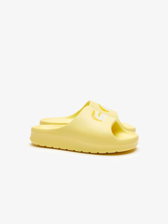 Lacoste Slides σε Κίτρινο Χρώμα
