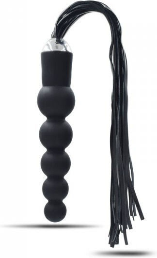 Toyz4lovers Darkside Globe Anal Whip Dildo Anal Negru 19.5cm