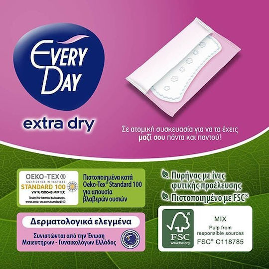 Every Day Extra Dry Normal Сервиетки 30бр с екстракт от лайка