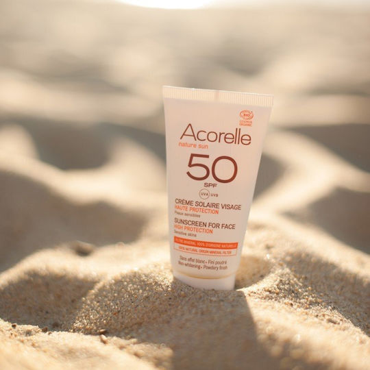 Acorelle Waterproof Sunscreen Cream Face SPF50 50ml