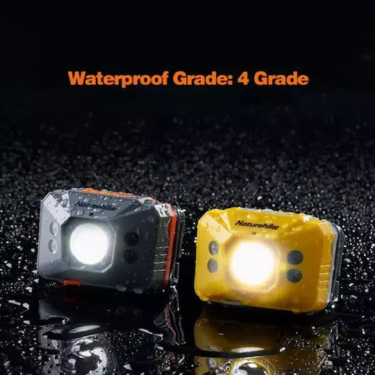 Naturehike Επαναφορτιζόμενος Φακός Κεφαλής LED IPX4 με Μέγιστη Φωτεινότητα 140lm
