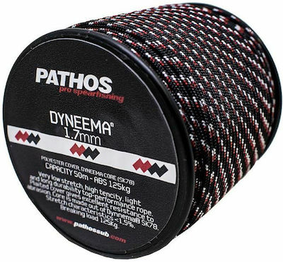 Pathos Dyneema Speargun Seil Schwarz 1.7mm x 50m