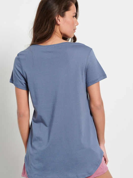 BodyTalk Damen Sportlich T-shirt Blau