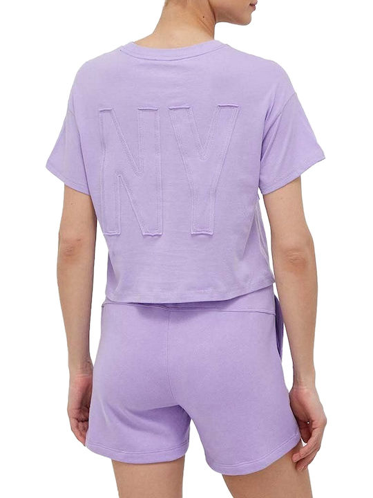 DKNY Women's T-shirt Purple