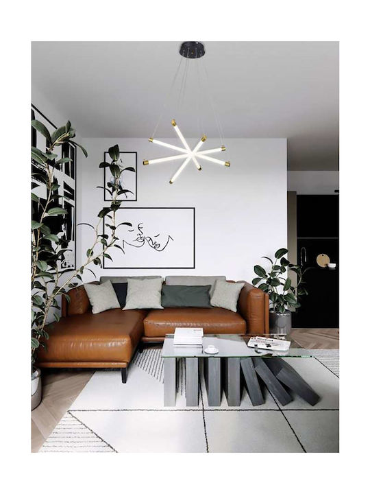 Atman Lorient Pendant Light Black 59cm