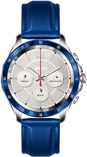 DAS.4 SQ22 Smartwatch με Παλμογράφο (Μπλε)