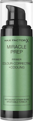 Max Factor Miracle Prep Face Primer Cream Antiredness Color Correcting & Cooling 30ml