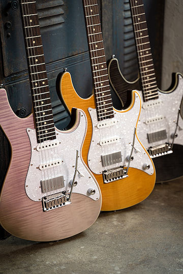 Cort G-280 Select Elektrische Gitarre Stratocaster mit HSS Tonabnehmerkonfiguration Amber