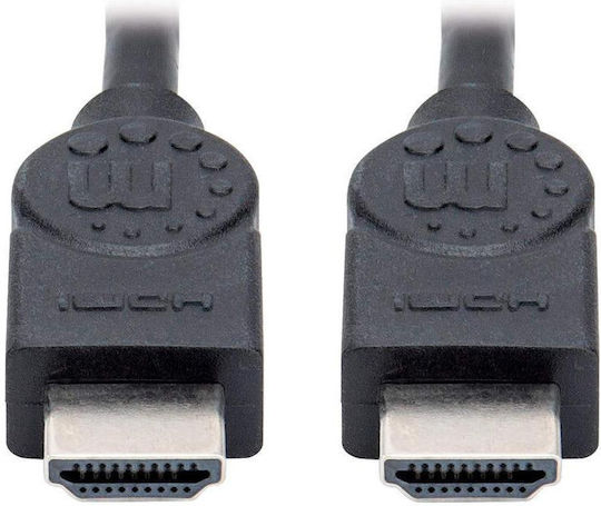 Manhattan Cable HDMI male - HDMI male 5m Μαύρο
