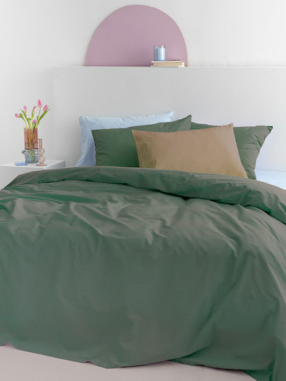 Palamaiki Etoile Σεντόνι Υπέρδιπλο με Λάστιχο 170x200+30εκ. Jade