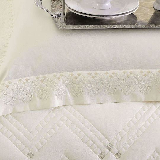 Rythmos Lizzie Set Pătură De Mireasă Supraînălțată Cu 2 Fețe De Pernă 235x250cm