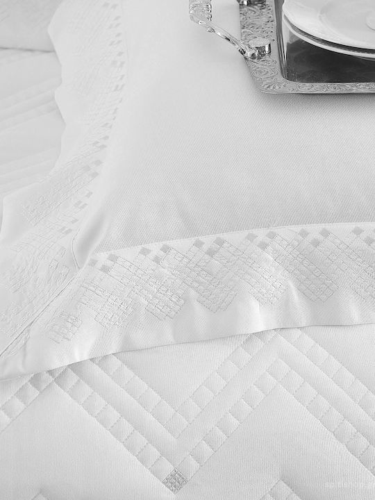 Rythmos Lizzie Bridal Set 7pcs White 235x250cm