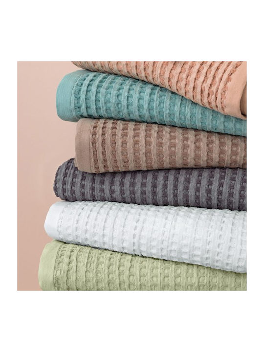 Palamaiki Linus Pique Blanket Single 170x240cm Sage