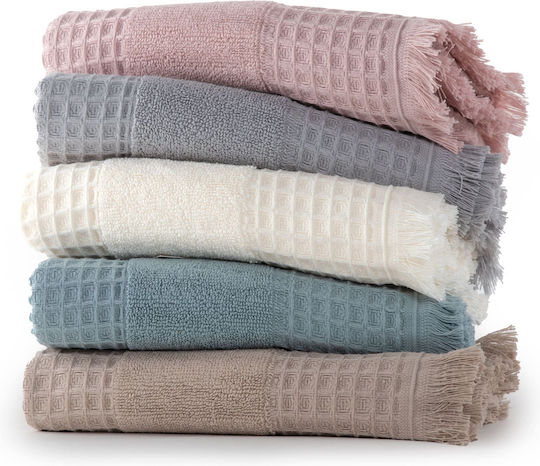 Nef-Nef Homeware Πετσέτα Σώματος Touch 70x140εκ. Beige Βάρους 330gr/m²