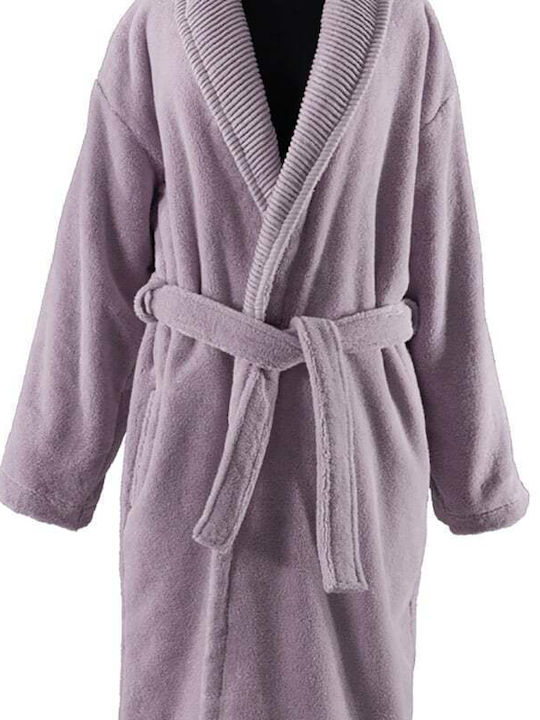 Guy Laroche Deluxe Spa Women's Collar Bathrobe Purple 380gr/m² 1131090219007