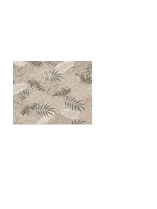 Newplan 65256B Summer Bedroom Rug Set Wicker Garden Beige 3 Pieces [2x(67x140cm)-1x(67x210cm)]
