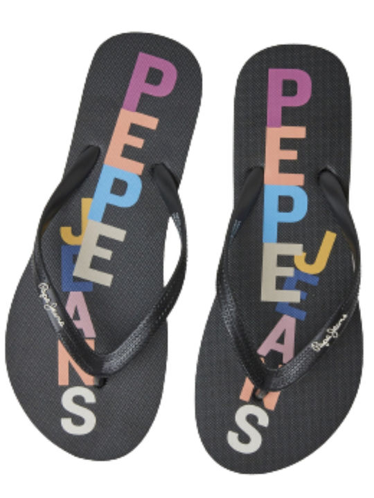 Pepe Jeans Women's Flip Flops Black
