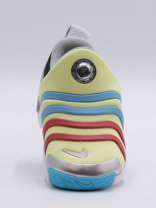 Dynamo Go Αθλητικά Παιδικά Παπούτσια Running Slip-On Lemon Chiffon / Metallic Silver / Baltic Blue / Black
